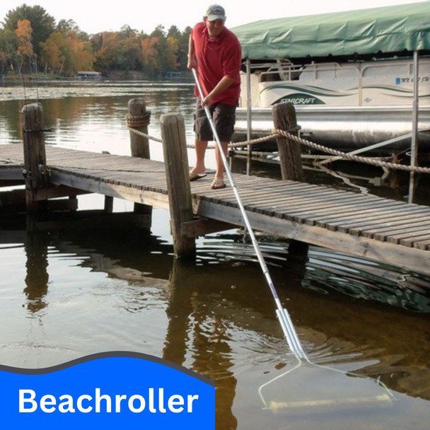 The Beach Roller is such an effective tool and cutting and pulling lake weds