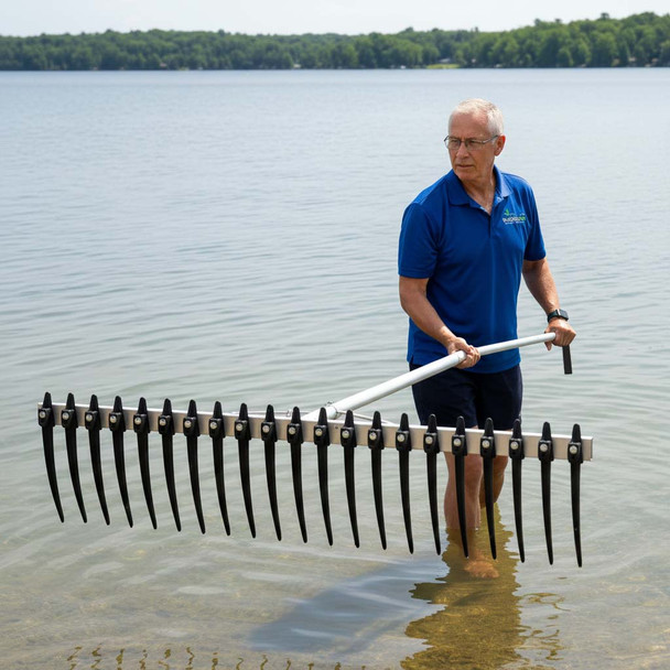 Lake Weed Rake Skimmer Fork Collector with long tines