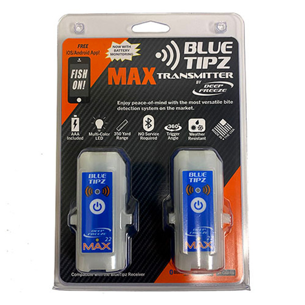 Blue Tipz Max Tip Up Alert Transmitter Blue Tooth - Double - 2 pack Blue Tipz Max Tip Up Alert Transmitter Blue Tooth - Double - 2 pack