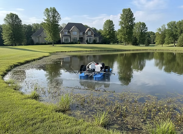 WaterSerpent- Remote Controlled Battery Powered Aquatic Herbicide Sprayer