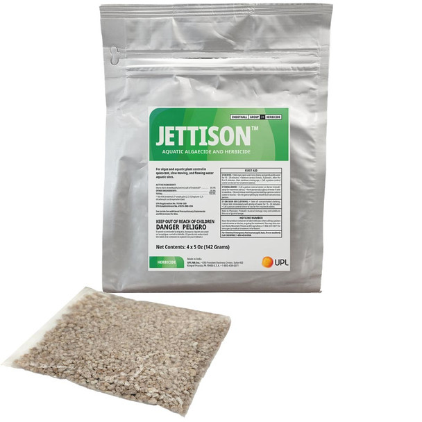 Jettison Aquatic Herbicide and Algaecide for lakes and ponds - Water soluble packets