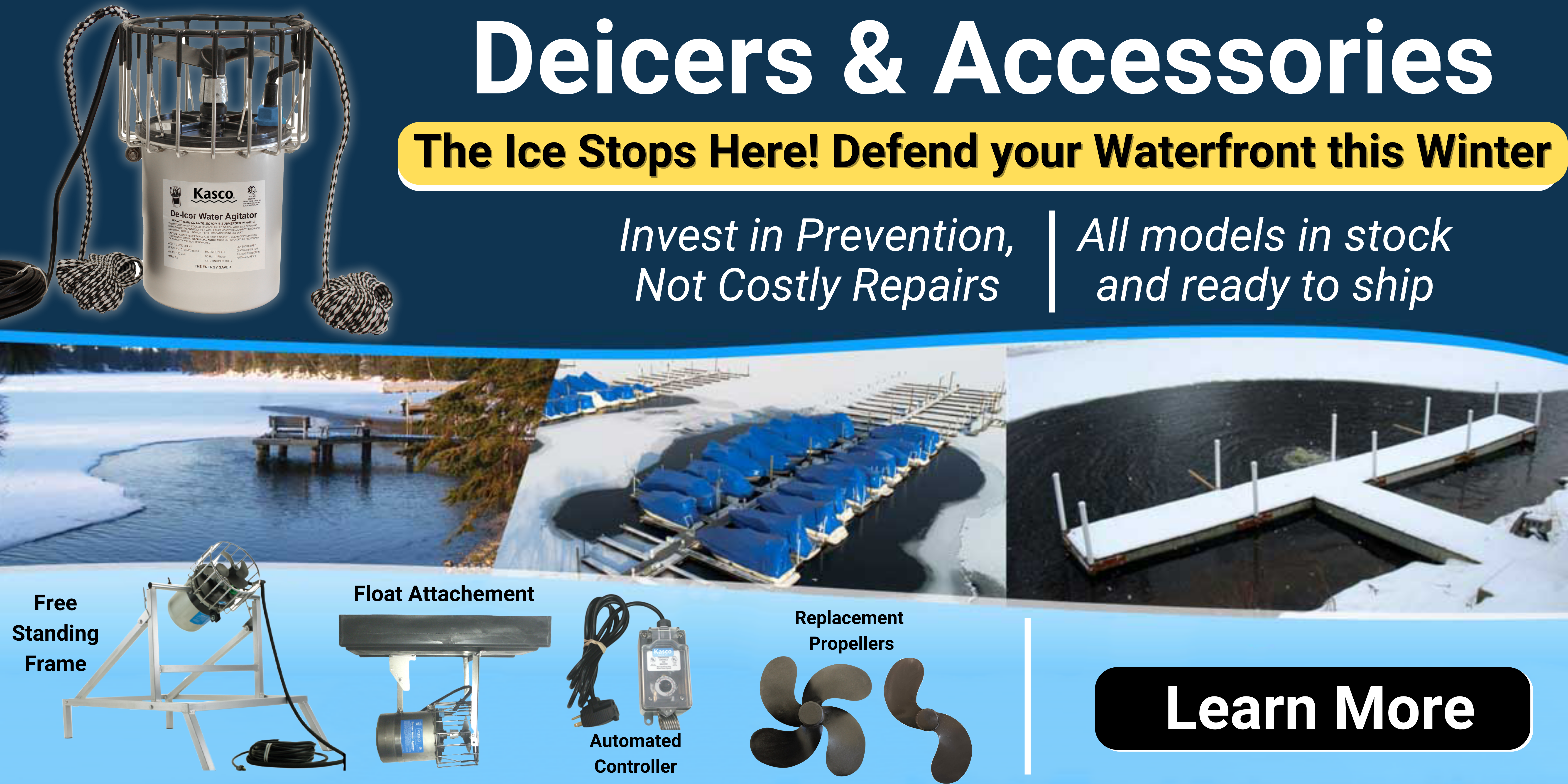 Kasco Deicers and Accessories