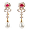 [Sample] Red Diamond Earrings