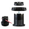 The photo showcases an E26/E27 Medium Base Socket with a threaded collar. This versatile socket is designed to fit medium-base bulbs with E26 or E27 bases, making it compatible with a wide range of lighting fixtures. The threaded collar provides a secure and adjustable connection, allowing for easy installation and customization. This durable and reliable socket is an essential component for any lighting project.