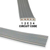 Capture the essence of custom lighting with our 50' Gray 5 Wire Chasing Belt Light Wire. This close-up image showcases the long length and versatile gray color of the wire, designed for creating stunning lighting effects. Please note that this purchase includes the wire only and does not include any sockets. The intricate arrangement of the five wires allows for dynamic chasing light patterns, adding a touch of enchantment to any setting. Let your creativity shine and bring your lighting ideas to life with this high-quality chasing belt light wire.