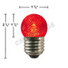 LED S11 E27 Base Red