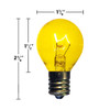10 watt S11 Transparent Yellow