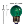 7 watt G12.5 Transparent Green