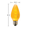 F15 E27 LED Decorator Medium Base Bulbs Yellow