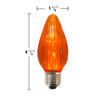 F15 E27 LED Decorator Medium Base Bulbs Amber
