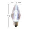 F15 E27 LED Decorator Medium Base Bulbs White