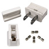 SPT 2 FUSED MALE VAMPIRE ZIP CORD PLUGS WHITE - 100SPT2PLUGGM-F