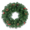 24", 36" Decorated PVC Christmas Wreath 