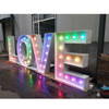 4' tall x 12' wide LED or incandescent Bulb LOVE Marquee Wedding Letters Multi Color