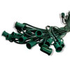 C7 Various Spacing, Green String Light Socket Sets (100SLC912) 25' and 50' bundles