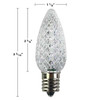 100C9USMD: C9 E17 Faceted LED Bulbs  25pc/Bag