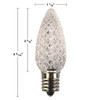 Get ready to illuminate your holiday season with our C9 LED E17 Christmas Bulbs, conveniently packed in a set of 25 bulbs per bag. These vibrant and energy-efficient bulbs are designed to bring festive cheer to your Christmas decorations. Featuring the classic C9 shape and equipped with an E17 base, they're perfect for a variety of lighting applications, from outlining your roofline to decorating your Christmas tree. With their long-lasting performance and dazzling glow, these bulbs will transform your home into a winter wonderland that sparkles with holiday magic. Warm white color.