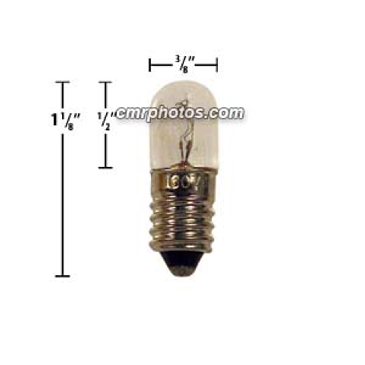 24v T-3 3W MINI CABOCHON TURBO REPLACEMENT MIDWAY BRAND- Pack(100 bulbs) -  203BT324V3W - Action Lighting™, Inc.