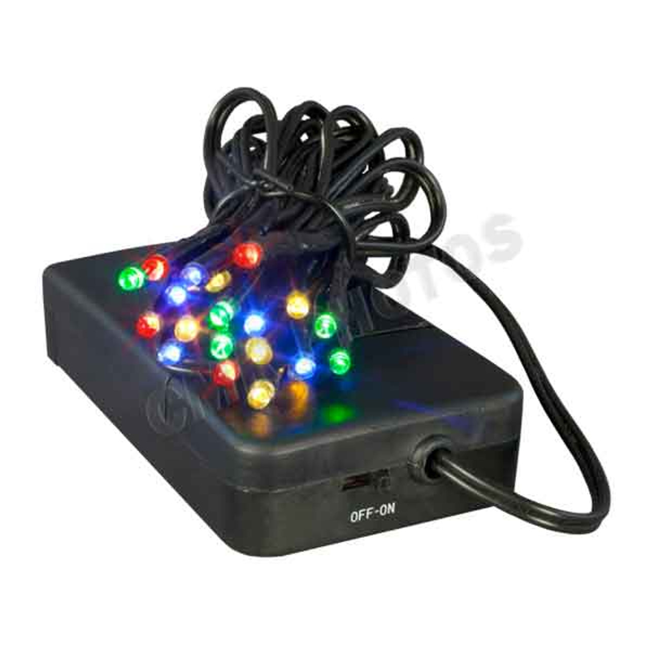 5' LED Multi Colored Powered Mini String Lights (102LEDBL/BM) Action Lighting™, Inc.