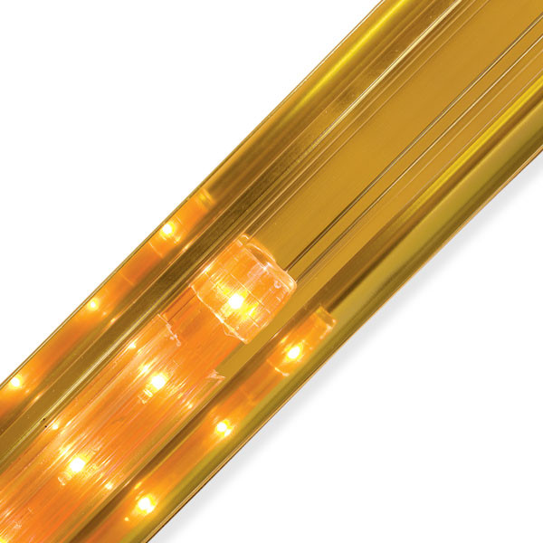 Gold Reflective Track 6 Foot for Enhanced Rope Light