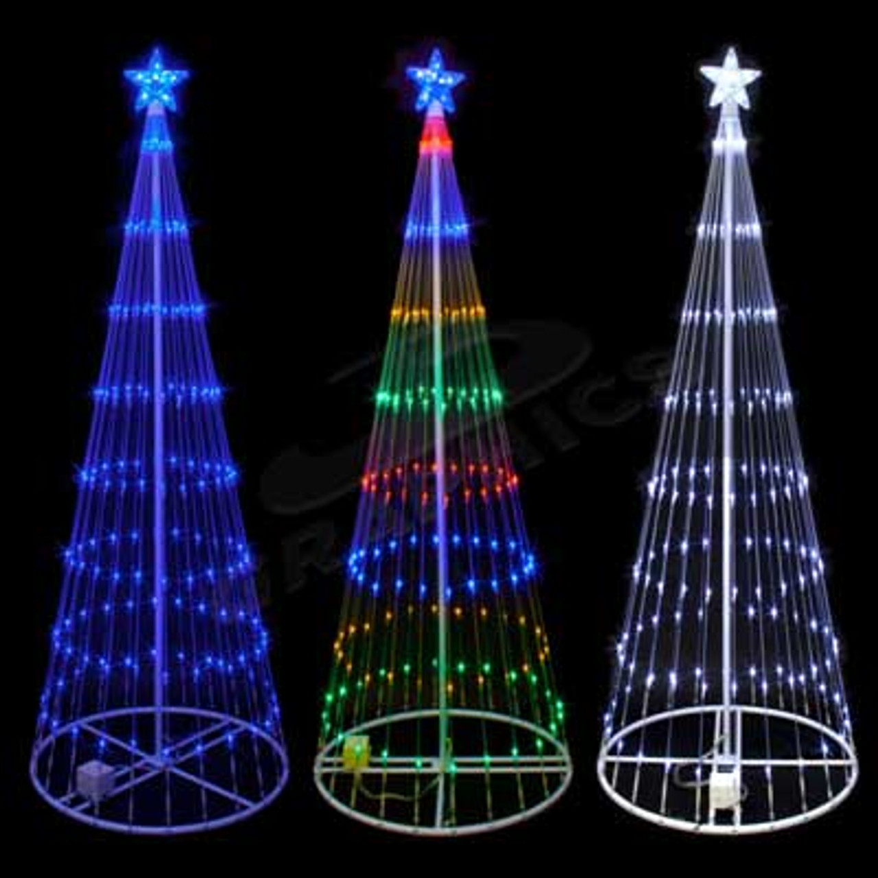 mini outdoor christmas tree with lights