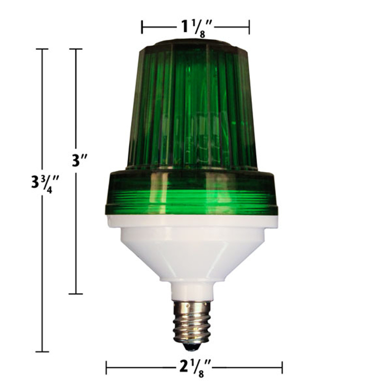 SMD LED E12 Base Compact Tower Strobe (225SMDC7STROBE)