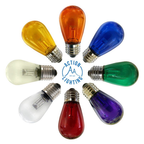 Impact Resistant S14 Bulb - Perfect for Outdoor Sign Lighting