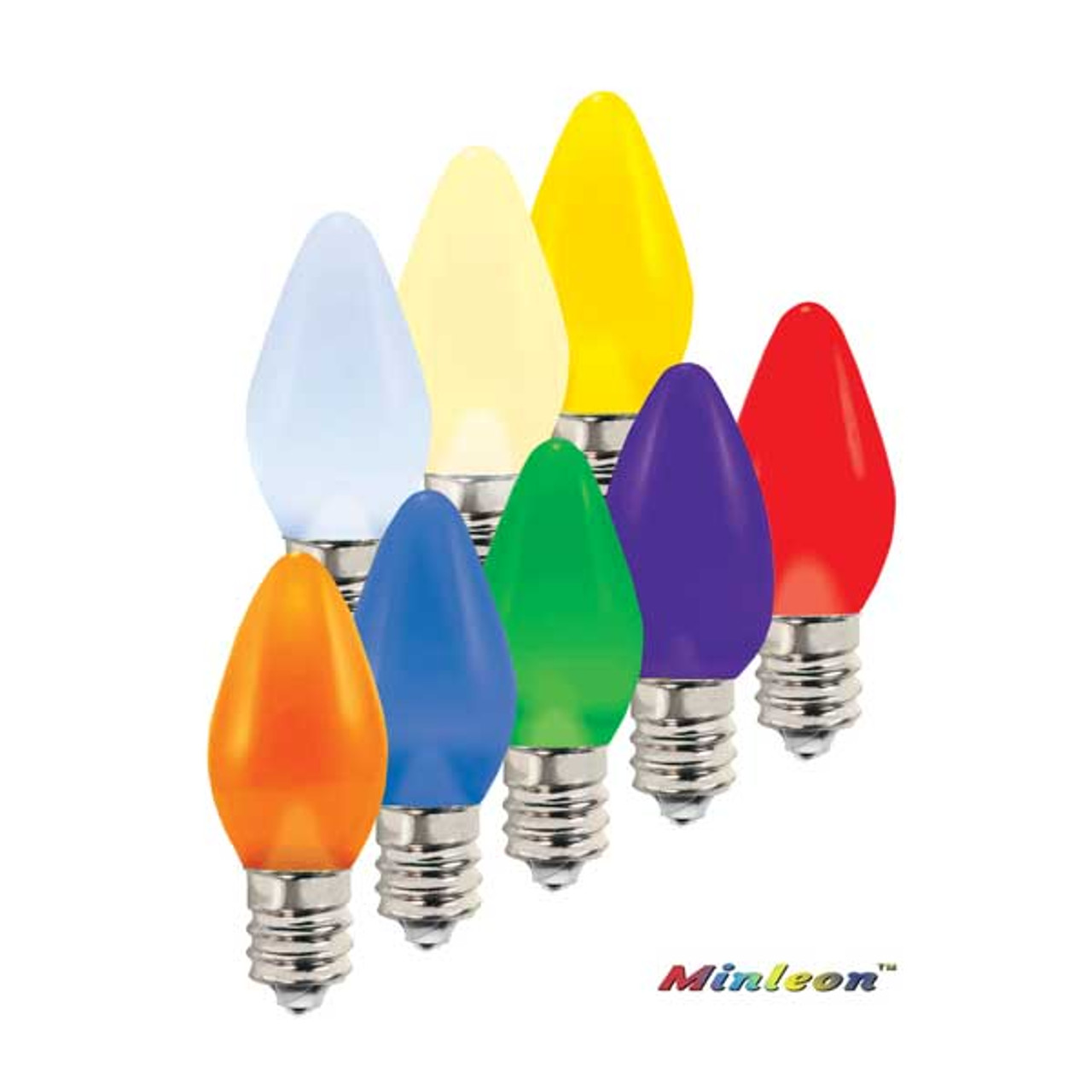 Ampoules de remplacement C7 Holiday Living, 5 W, multicolores