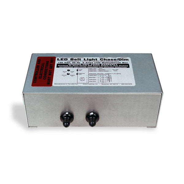 4 Circuit 6 Amp Solid State Chaser/Dimmer Controller (204CH/4BLCD ...