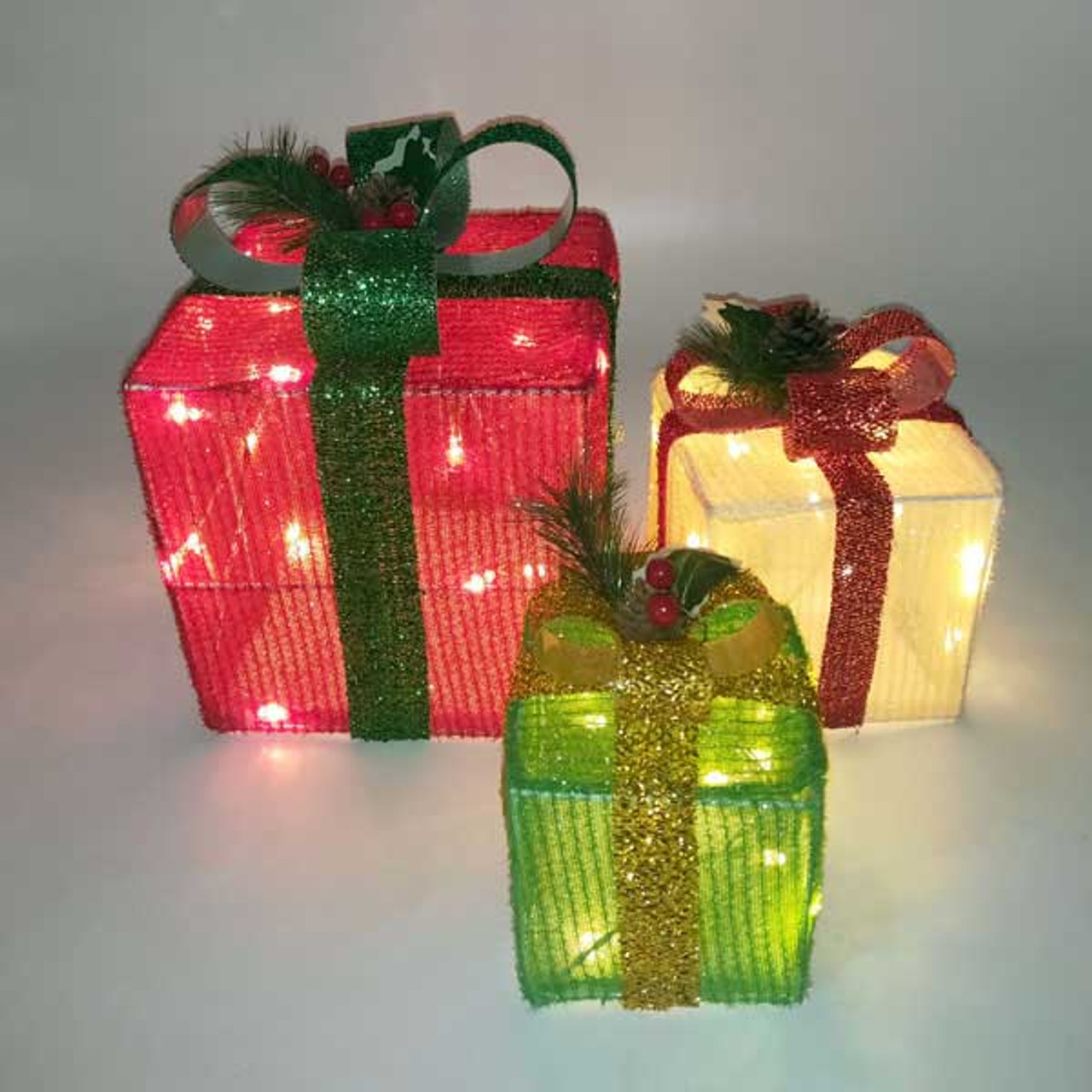 led light up gift boxes