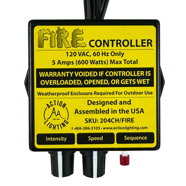 4 Circuit Controller with Fire Effect- Realistic