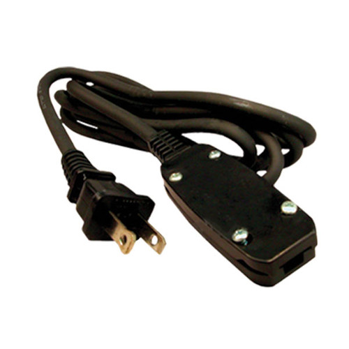 2 WIRE BLACK STEADY BURN POWER CORD - Black 2 WIRE BLACK STEADY BURN POWER CORD - Black