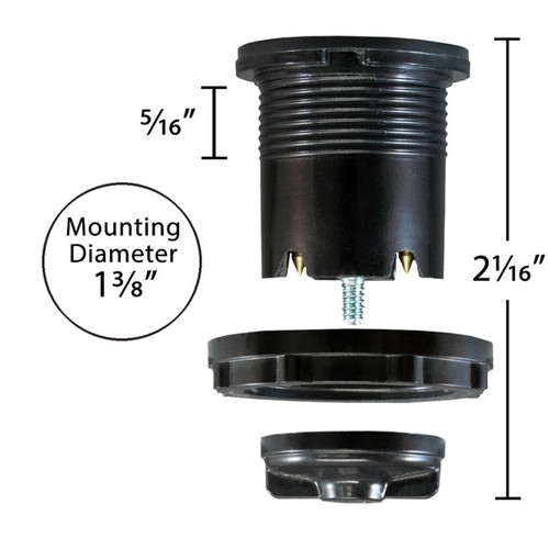216SK-2248: E27/ E26 Lamp Socket with Threaded Collar -25 per Pack