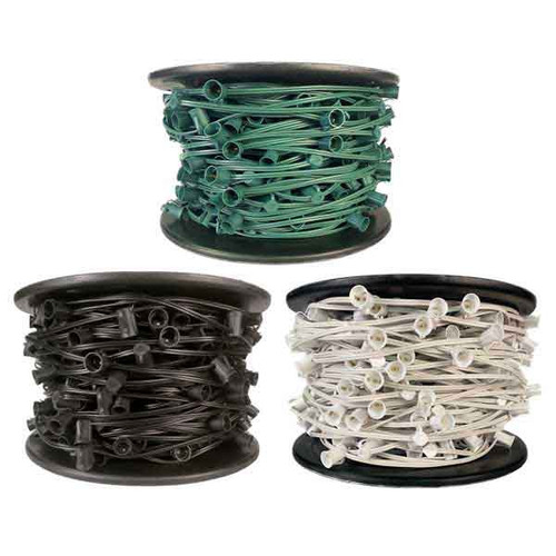 100SLC9: C9 String Light Socket Wire