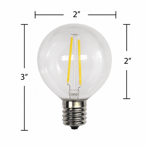 G16 E17 LED Filament Bulbs