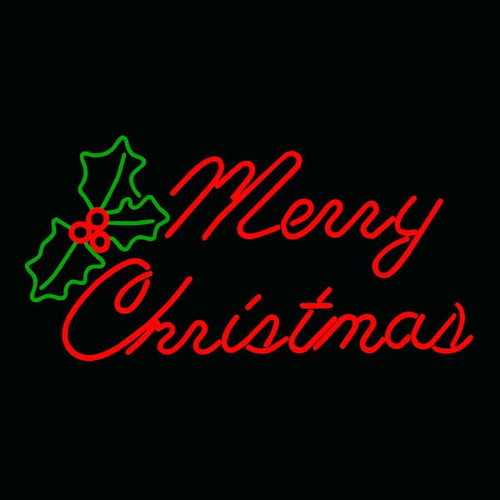 LED Neon Merry Christmas Sign