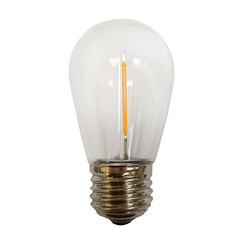 227LED1FS14/WWP: S14 E27 Single Filament LED Patio / Bistro / Sign Bulbs