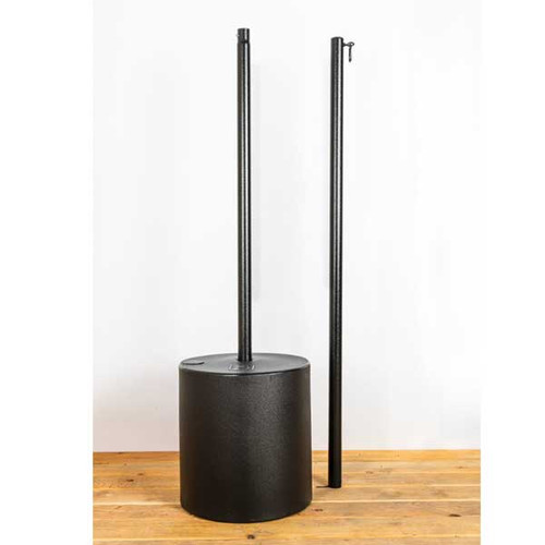 String Light Pole Stand with Tank Base (102BPOLE-WT) Example