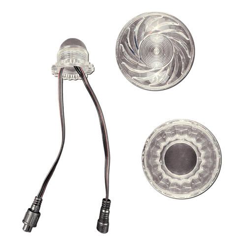 SMD RGB Marquee Bulb with Clear Cabochon Base and Cap (227SMDCAB/RGB) unassembled SMD RGB Marquee Bulb with Clear Cabochon Base and Cap (227SMDCAB/RGB) unassembled