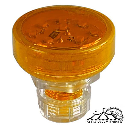 A 45mm Strobe E14 Bulb is compact and sleek, measures 45mm in diameter, showcasing a modern and minimalist design. The E14 base seamlessly connects to the fixture, ensuring a secure fit and easy installation. Amber Top. A 45mm Strobe E14 Bulb is compact and sleek, measures 45mm in diameter, showcasing a modern and minimalist design. The E14 base seamlessly connects to the fixture, ensuring a secure fit and easy installation. Amber Top.