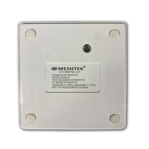The Inception - MeshTek BLE-WiFi-Ethernet Gateway, a sleek and compact device designed for seamless connectivity. The gateway features a modern design with a smooth, matte black finish. On the front, it has a small LED indicator light and the MeshTek logo. The sides of the device include various ports: a standard Ethernet port, a power input, and a reset button. The gateway’s minimalistic appearance allows it to blend discreetly into any setting, whether it's mounted on a wall or placed on a flat surface. The design is both functional and aesthetically pleasing, suitable for a range of smart home and industrial applications. The Inception - MeshTek BLE-WiFi-Ethernet Gateway, a sleek and compact device designed for seamless connectivity. The gateway features a modern design with a smooth, matte black finish. On the front, it has a small LED indicator light and the MeshTek logo. The sides of the device include various ports: a standard Ethernet port, a power input, and a reset button. The gateway’s minimalistic appearance allows it to blend discreetly into any setting, whether it's mounted on a wall or placed on a flat surface. The design is both functional and aesthetically pleasing, suitable for a range of smart home and industrial applications.