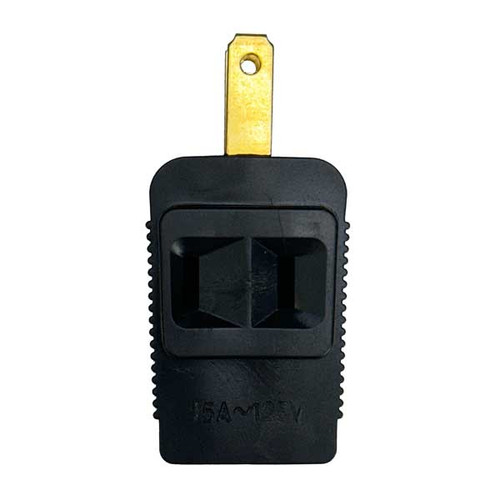 A sleek and compact 3-Way Power Strip Adapter in black, featuring a sturdy design with three evenly spaced outlets for maximum convenience. The black finish gives it a modern and professional look, suitable for any environment. Perfect for home, office, or travel use, this adapter provides an efficient and reliable solution for powering multiple devices simultaneously.