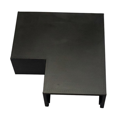 Omni Double Track Corner Black (5/Bag)
