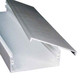 1 3/4" x 3" Clear Anodized Aluminum Channel - complete