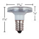 110 VAC Camaleon Single Color  SMD Turbo Replacement Bulb Dimensions