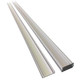 This 6ft Aluminum Low Profile Channel designed for LED lighting. The channel features a modern, minimalist design with a smooth, unblemished surface, as there are no holes on the face or ends. Its high-quality aluminum construction ensures durability and excellent heat dissipation, making it ideal for a variety of lighting applications. The low-profile design allows it to blend seamlessly into any décor, providing a professional finish for lighting setups.