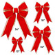 Elevate your holiday décor with our exquisite Commercial Red Velvet Bow, adorned with elegant silver or gold trim. Crafted to perfection, this bow adds a touch of festive sophistication to any setting. Make a statement and infuse your space with the spirit of the season.
