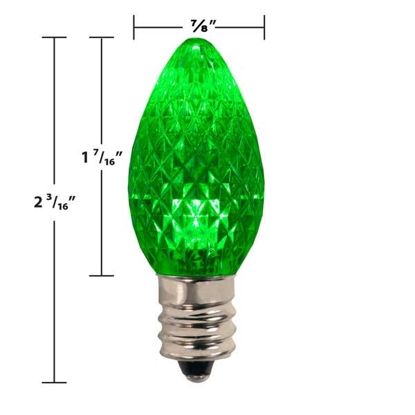 G40 LED Retrofit Bulb - Green - Minleon