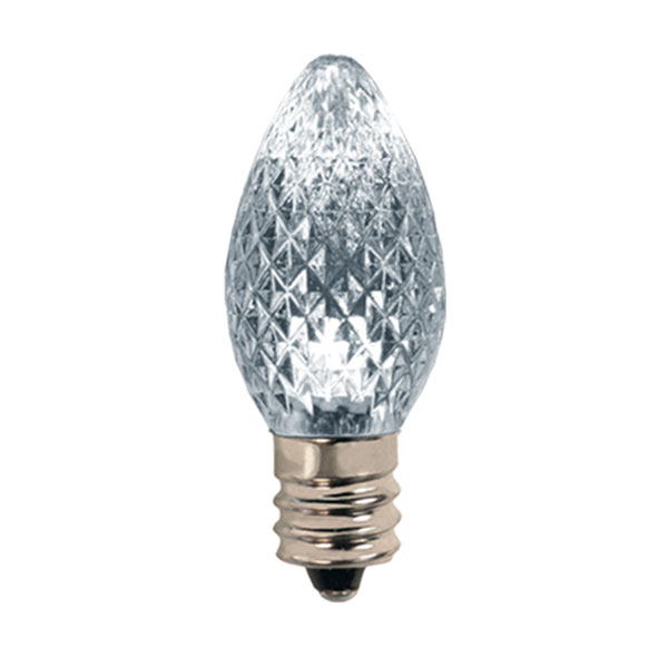 C7 LED Frosted Smooth MINLEON Retrofit Christmas Bulbs (100C7MSMDF