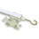 This photo showcases the 2 Wire Steady Burn Wire End With Hook, a versatile accessory for your steady burn wire lighting setup. The wire end is designed to provide a secure and convenient solution for connecting and terminating your 2-wire system. The built-in hook allows for easy installation and hanging, making it suitable for a variety of applications. With its durable construction and efficient performance, this wire end ensures a reliable and stable connection. Enhance the overall visual appeal of your space with the polished and professional look achieved by the 2 Wire Steady Burn Wire End With Hook. Enjoy the beautiful illumination and convenience of this wire end in your steady burn wire lighting display. White